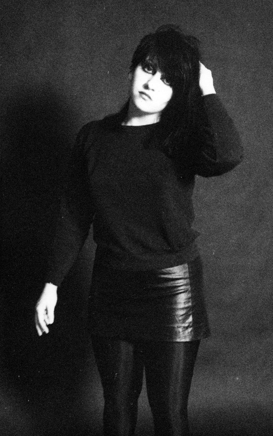 Lydia Lunch, Studio, New York City, 1978, photographed by Godlis.