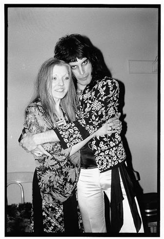 Mary Austin and Freddie Mercury, photographed by Mick Rock.