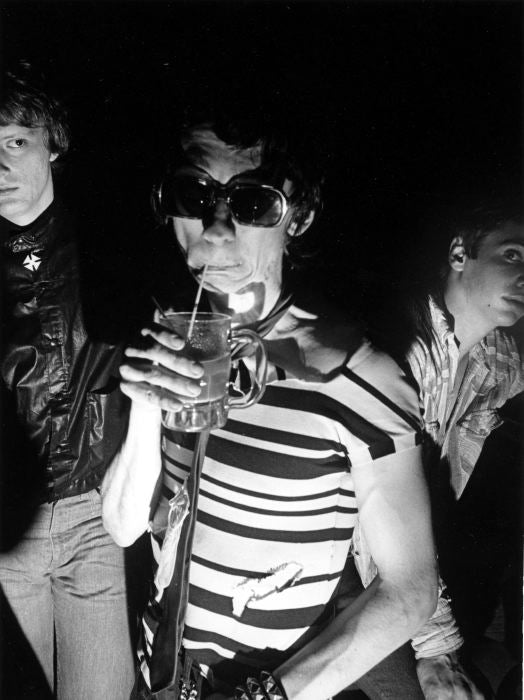 Stiv Bators, New York City, 1977, photographed by Godlis.