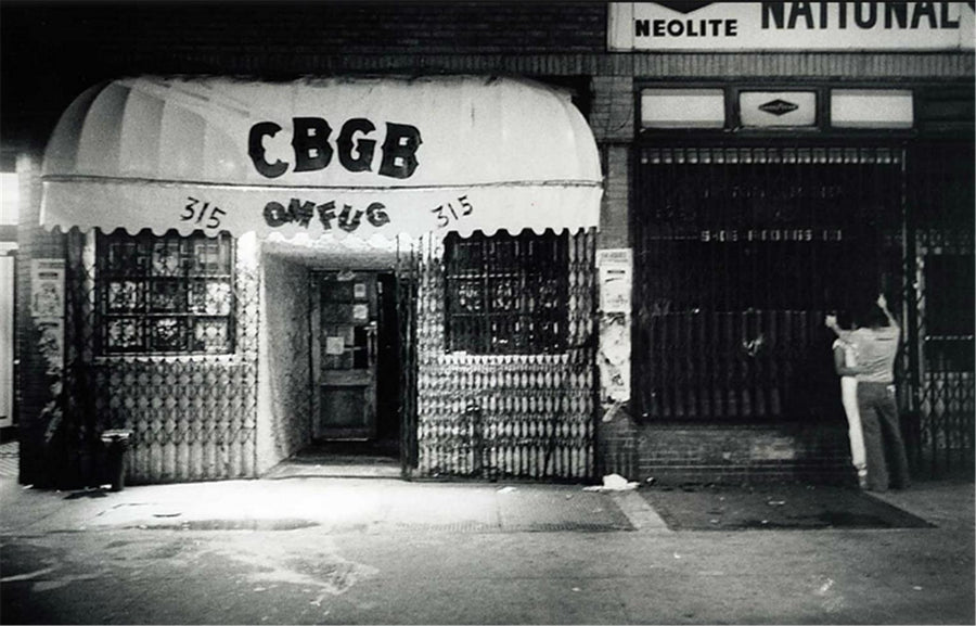 CBGB, New York City, 1977, photographed by Godlis.