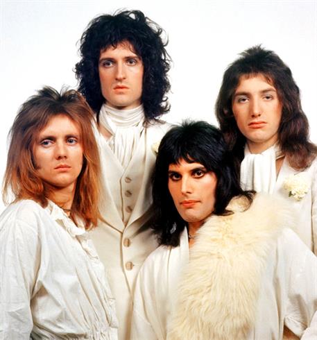 Queen, London, 1974, photographed by Mick Rock.
