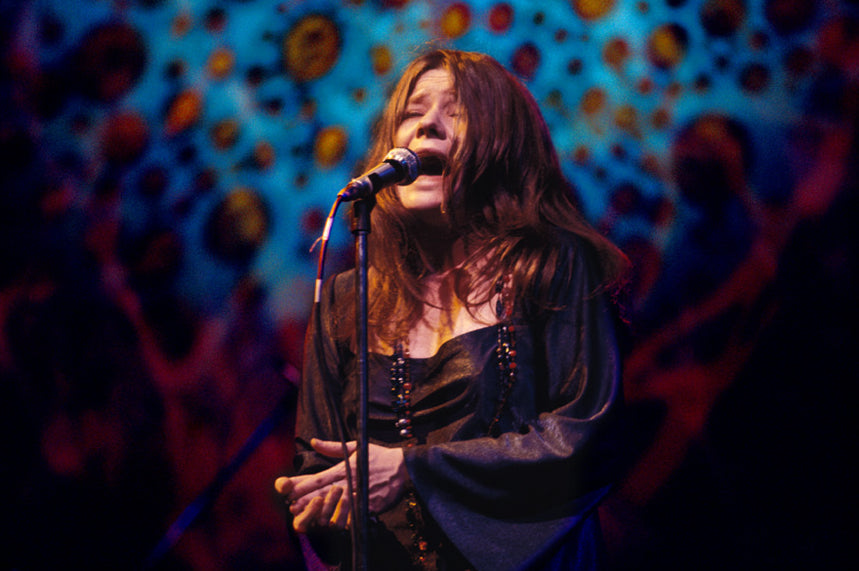 Janis Joplin Wide Stage View, Anderson Theater, 1968