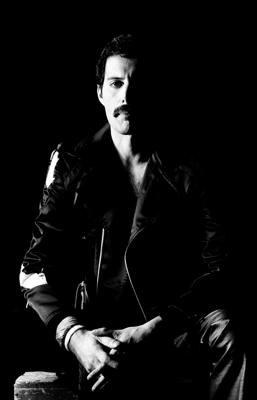 Freddie Mercury Performing Live, Canada, 1982, photographed by Patrick Harbron.