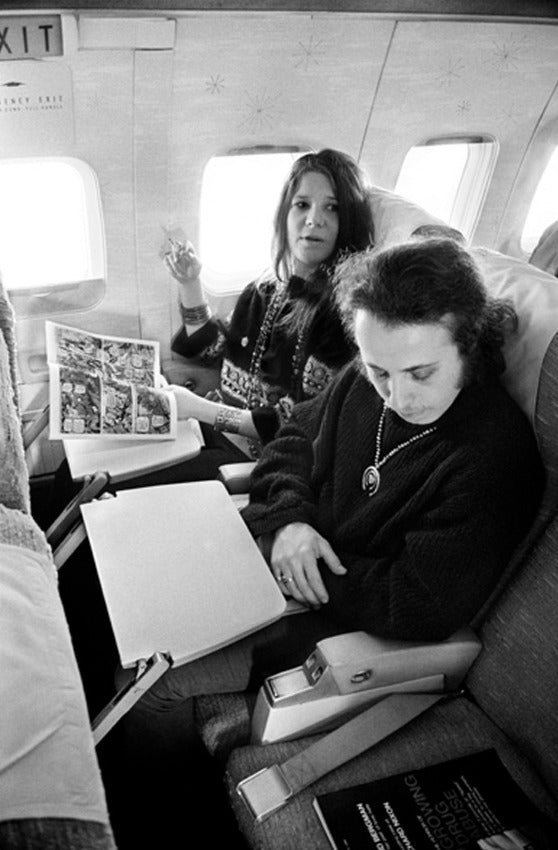 Janis Joplin and Dave Getz, Detroit, 1968