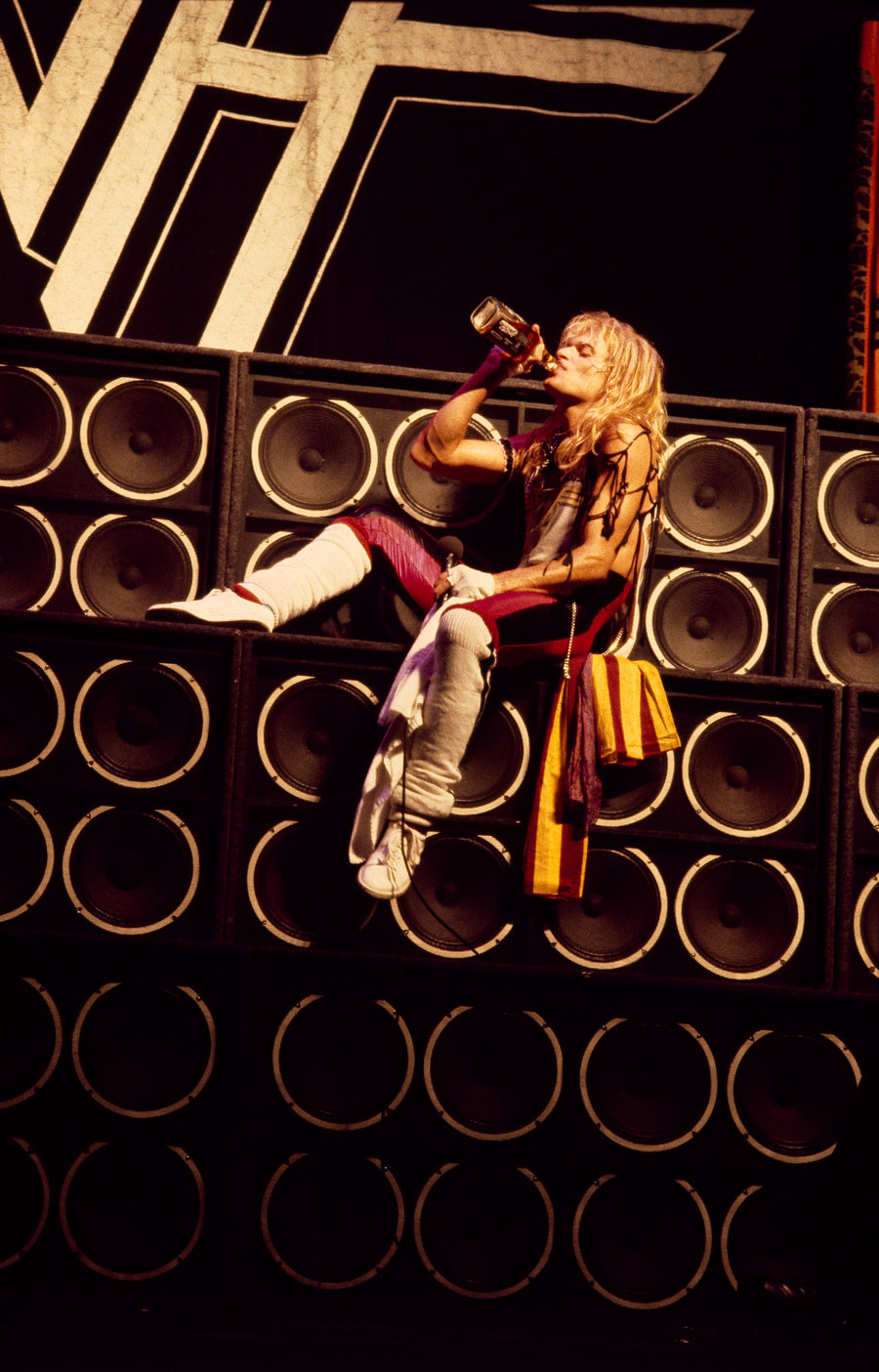 David Lee Roth, Canada, 1980, photographed by Patrick Harbron.