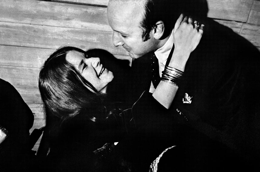 Janis Joplin and Clive Davis, New York City, 1968
