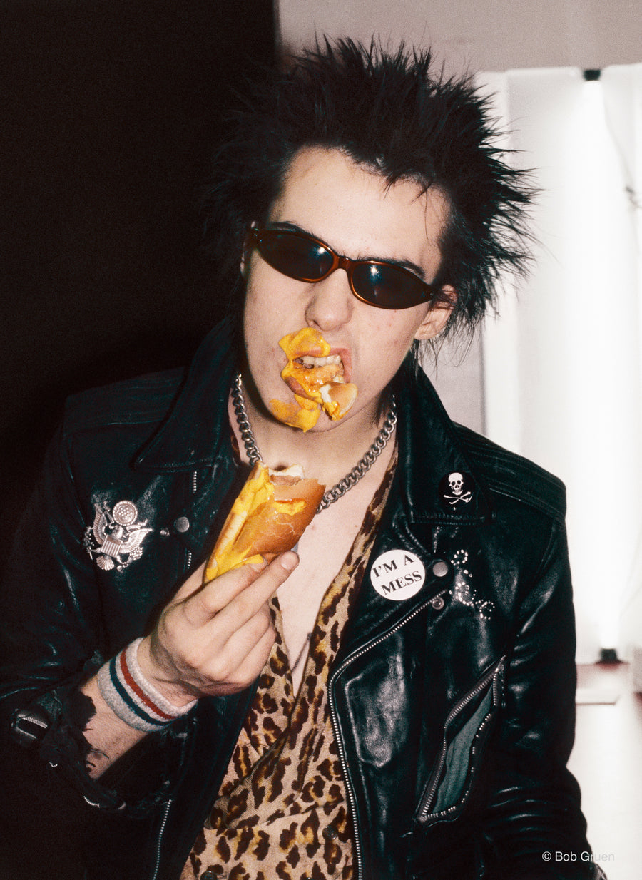 Sid Vicious, San Antonio, TX, 1978, photographed by Bob Gruen.