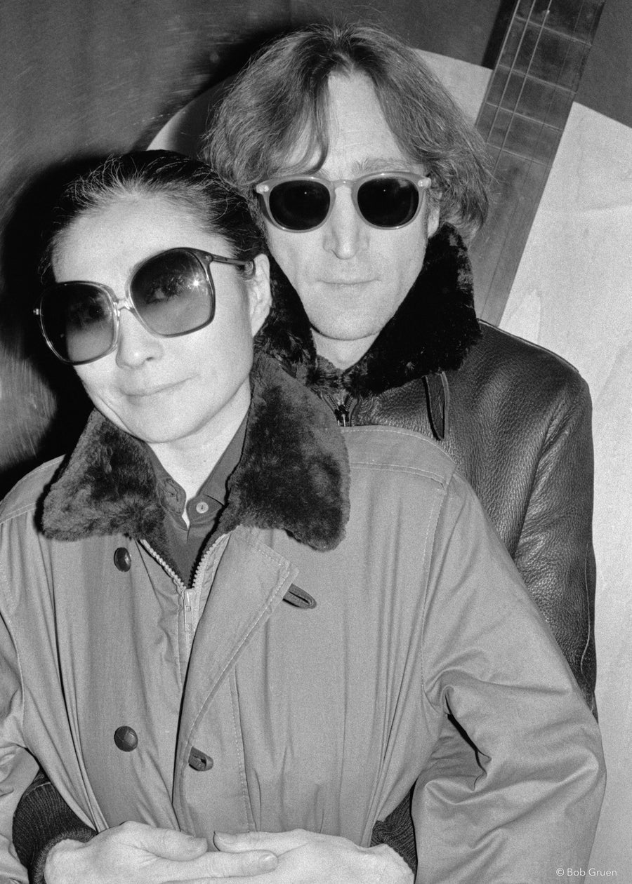 John Lennon & Yoko Ono. NYC, 1980, photographed by Bob Gruen.