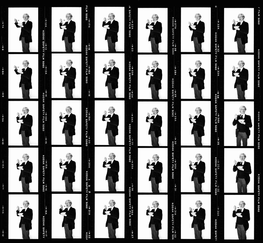 Andy Warhol, New York City, 1978, photographed by Bobby Grossman.