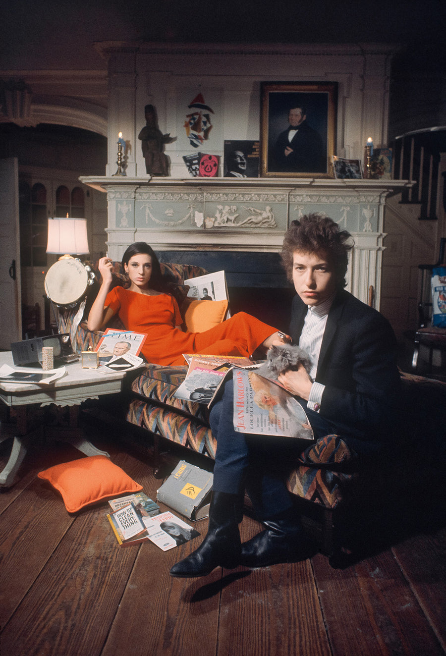 Bob Dylan and Sally Grossman, 1965, photographed by Daniel Kramer.