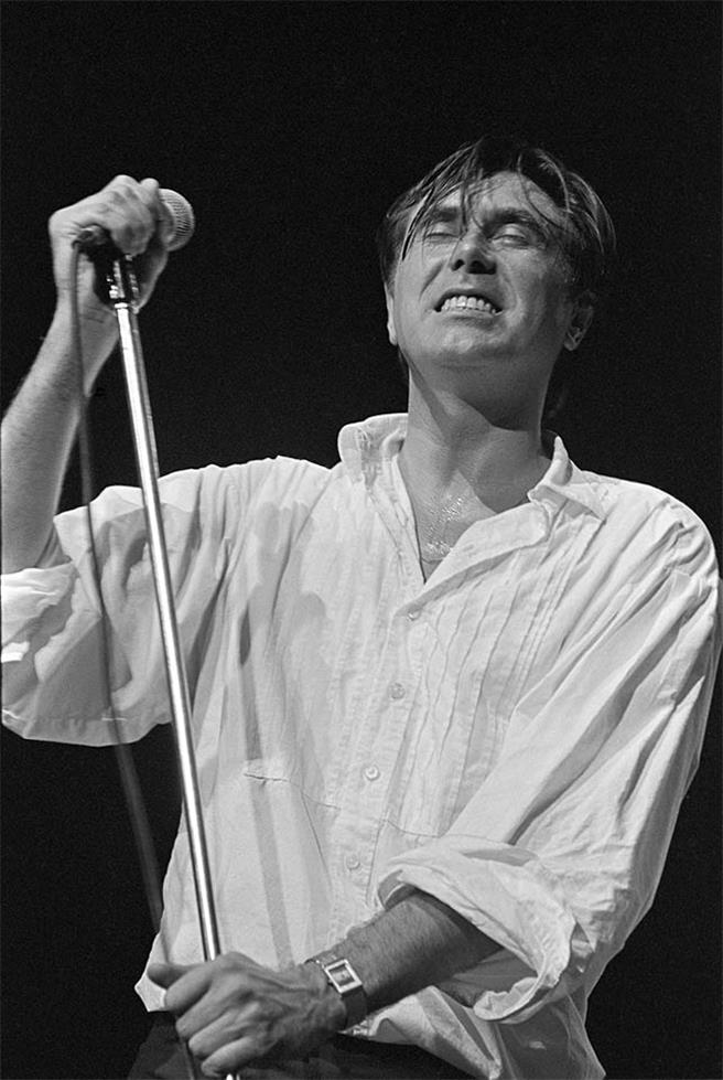Bryan Ferry of Roxy Music photographed by Charlyn Zlotnik, 1983.