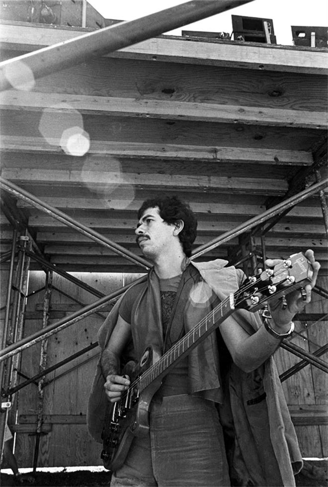 Carlos Santana photographed by Charlyn Zlotnik.