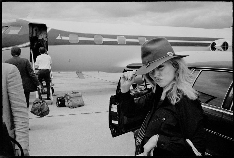 Debbie Harry with Joan Jett, Portrait II, New York City, 1977, photographed by Chris Stein.