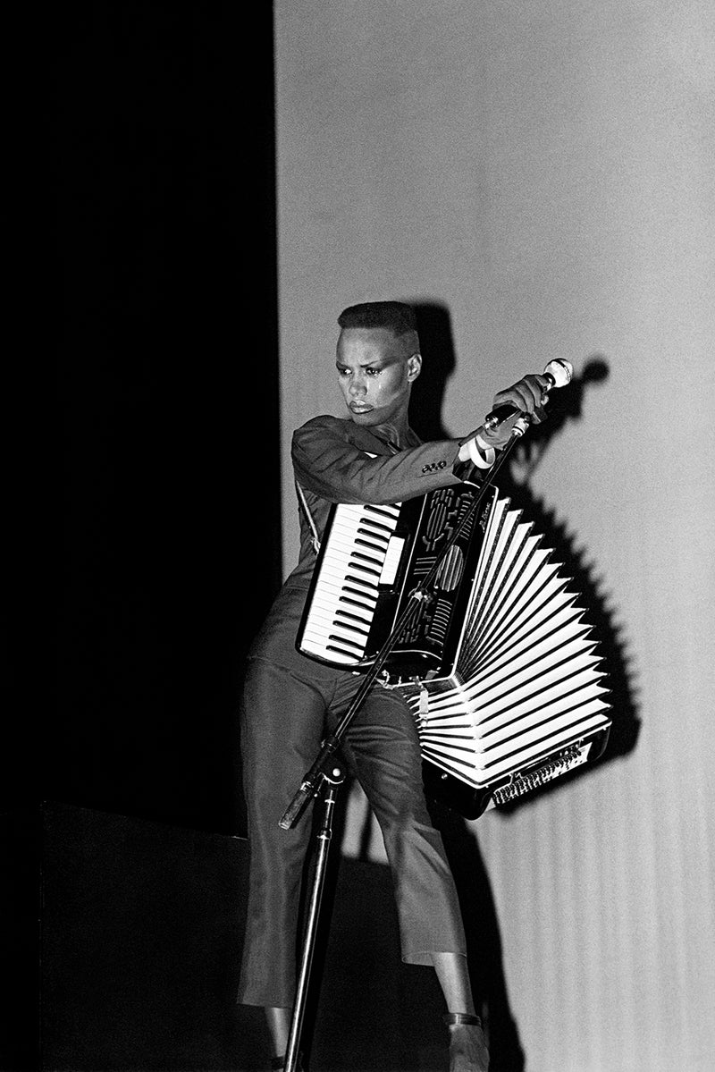 Grace Jones, 1981. Photograph by Ebet Roberts.