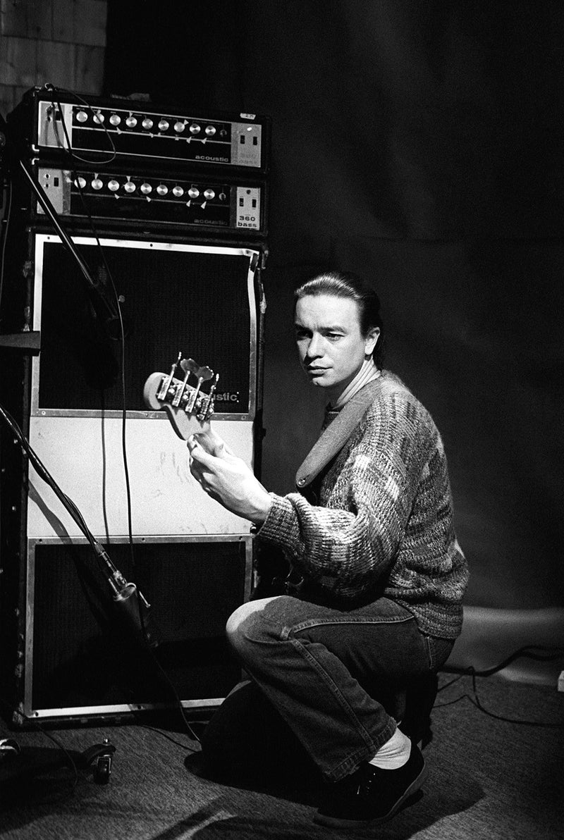 Jaco Pastorius, 1985. Photograph by Ebet Roberts.