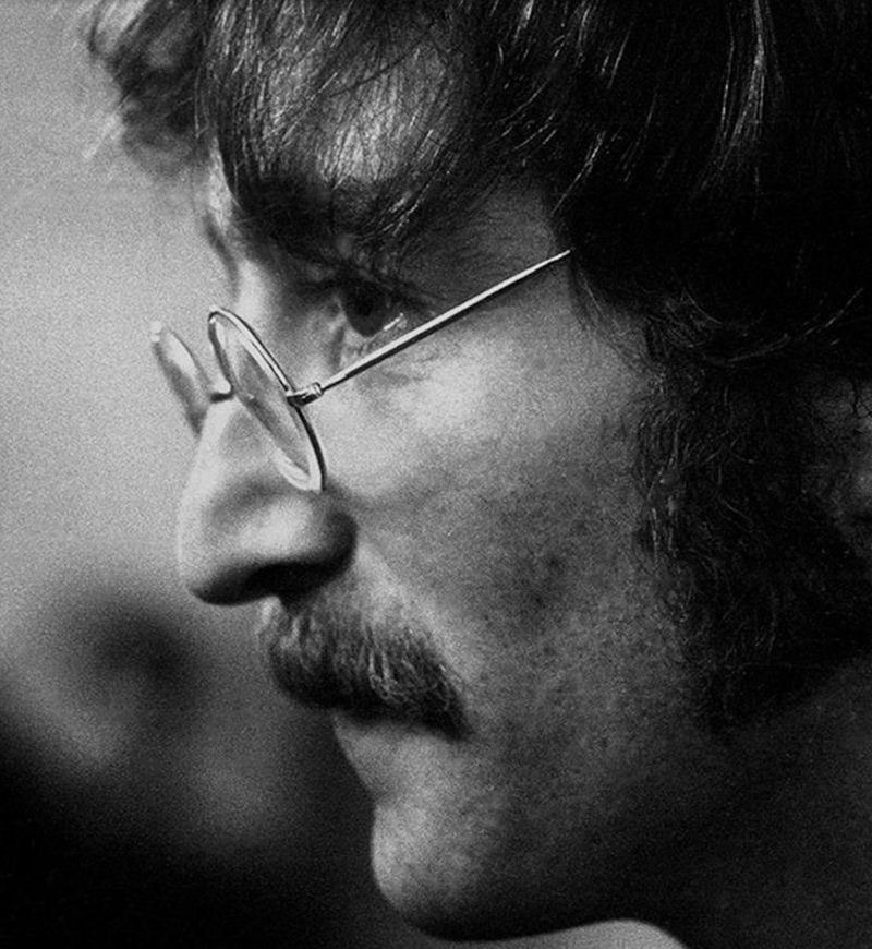 John Lennon photographed in London, 1967, by Barrie Wentzell.