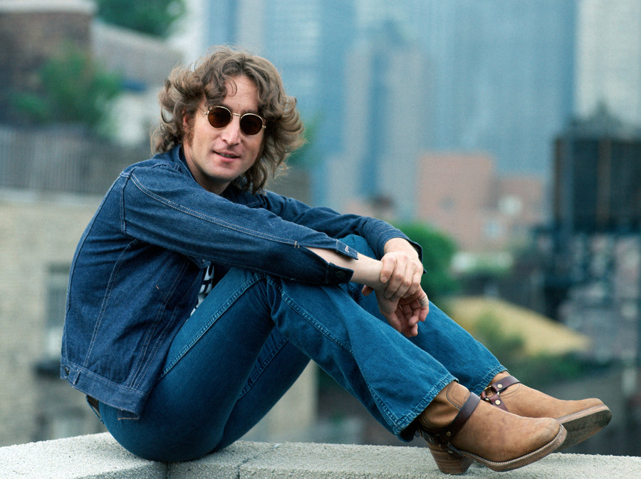 John Lennon, NYC T-Shirt Close-Up, New York City, 1974