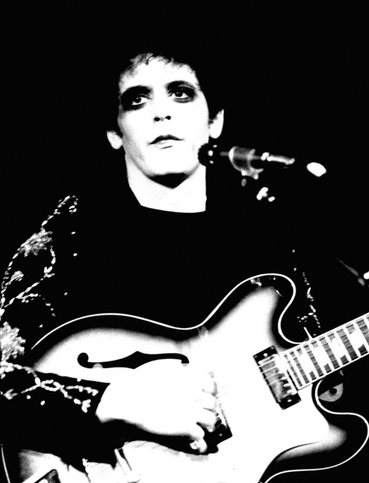 Lou Reed photographed by Mick Rock for the Transformer album cover, London, 1972