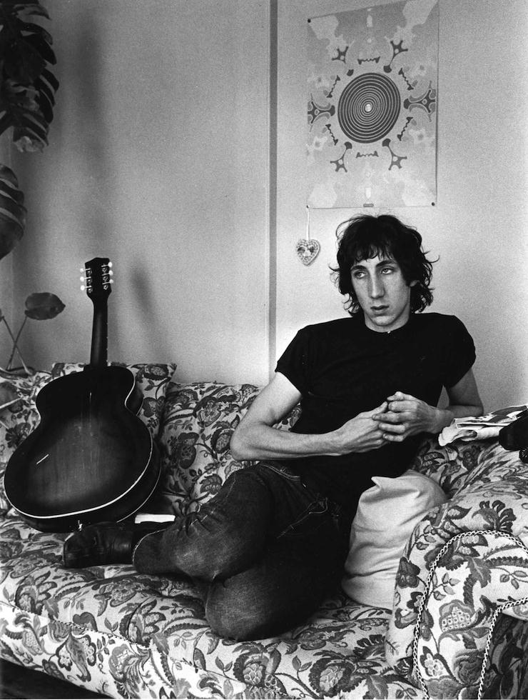 Pete Townshend of The Who photographed in 1968 by Barrie Wentzell.
