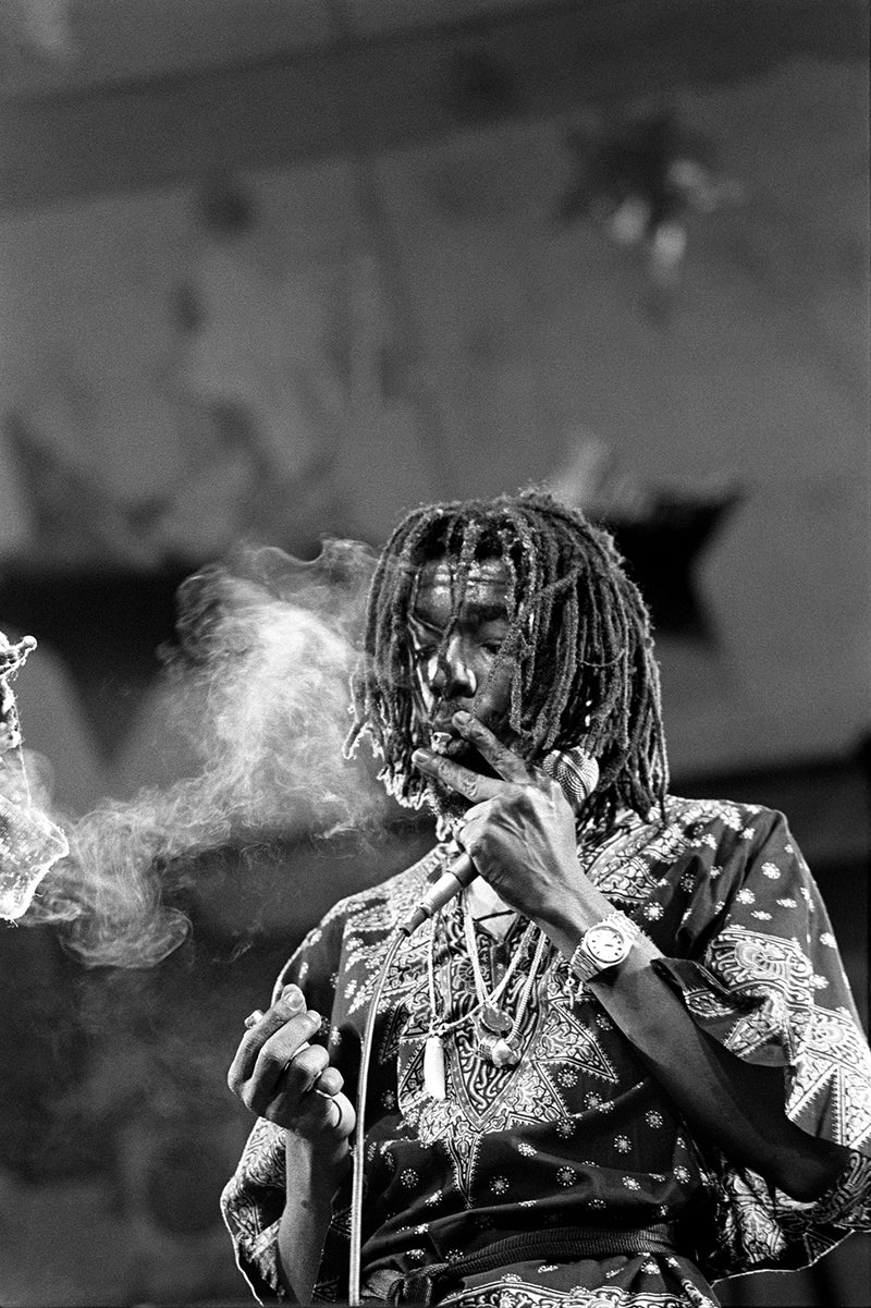 Peter Tosh, 1979. Photograph by Ebet Roberts.