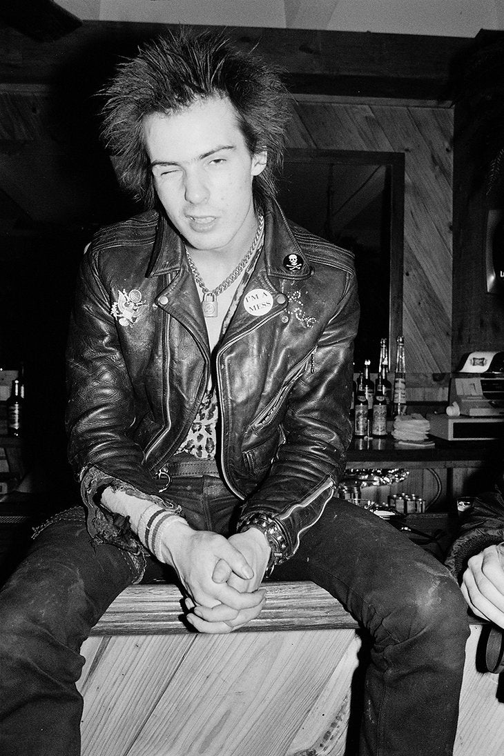 Sid Vicious, Dallas, 1978, photographed by Roberta Bayley.