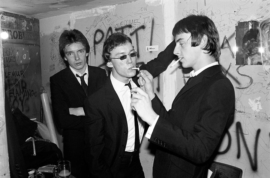 The Jam, CBGB, New York City, 1977. Photograph by Ebet Roberts.