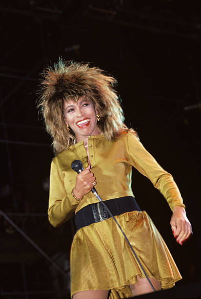 Tina Turner Onstage, New York City, 1987. Photograph by Ebet Roberts.