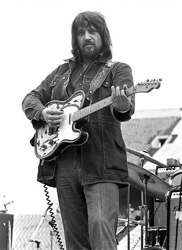 Waylon Jennings photographed by Charlyn Zlotnik.