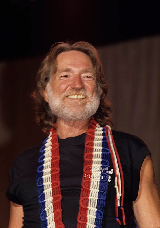 Willie Nelson performing at the Supper Club in New York City, photographed by Charlyn Zlotnik.
