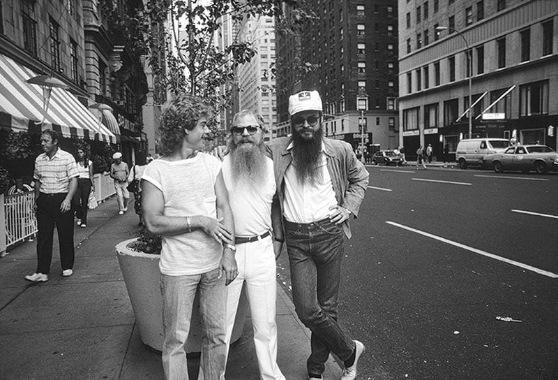 ZZ Top photographed in New York City by Charlyn Zlotnik.