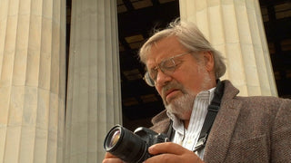Rowland Scherman portrait, photographed in Washington D.C.
