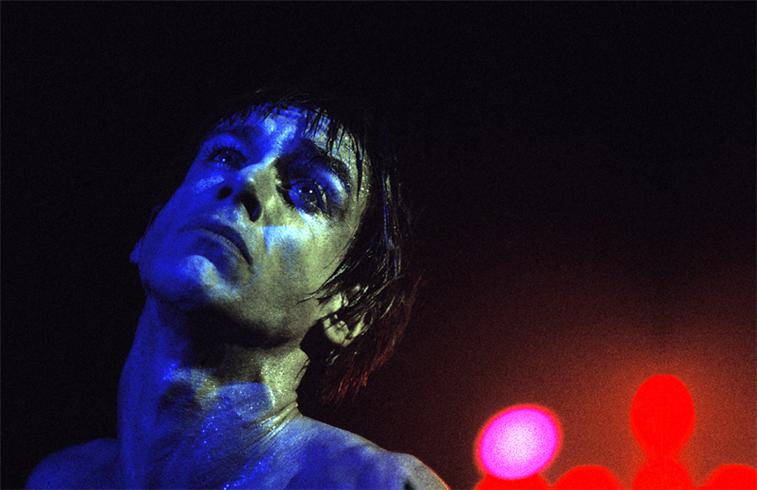 Iggy Pop, 1977, photographed by Mick Rock.