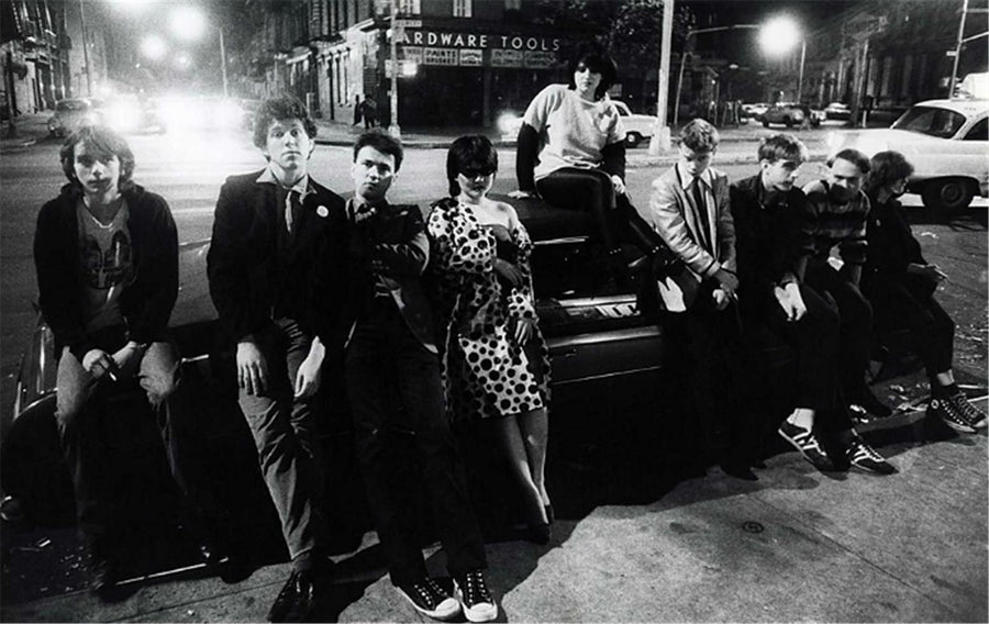 No Wave Punks, CBGB, New York City, 1978, photographed by Godlis.