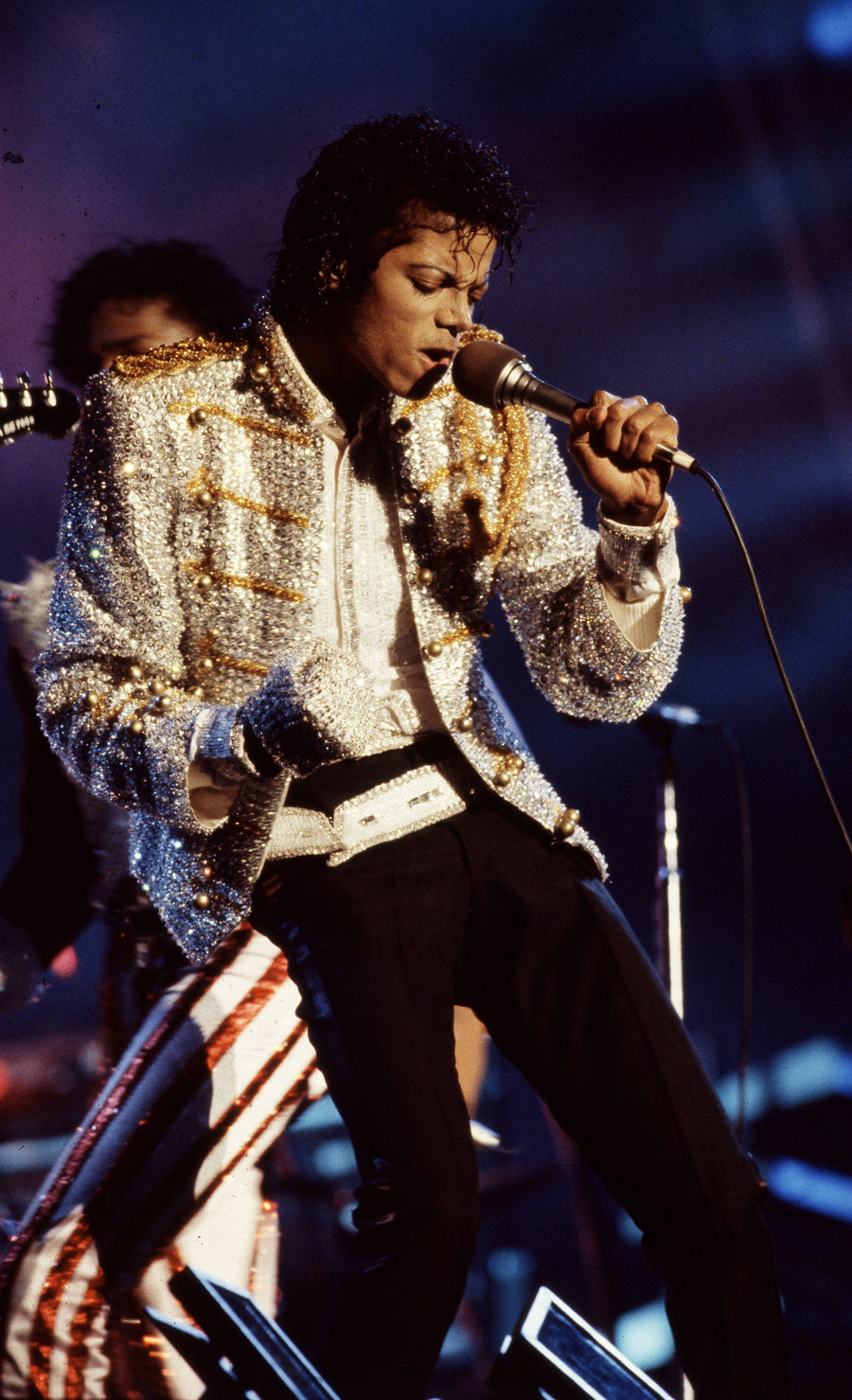 Michael Jackson, New York City, 1984, photographed by Patrick Harbron.