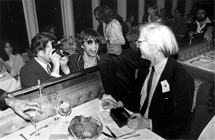 Mick Jagger and Andy Warhol, NewYork City, 1978