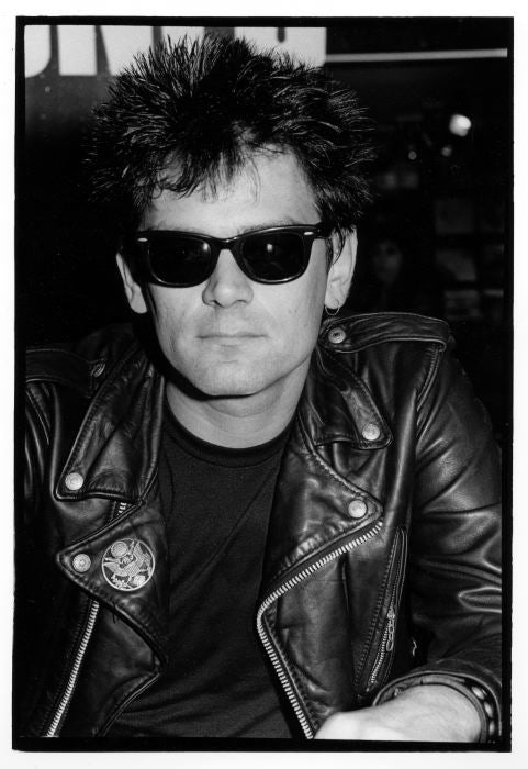 Dee Dee Ramone, New York City, 1980, photographed by Godlis.