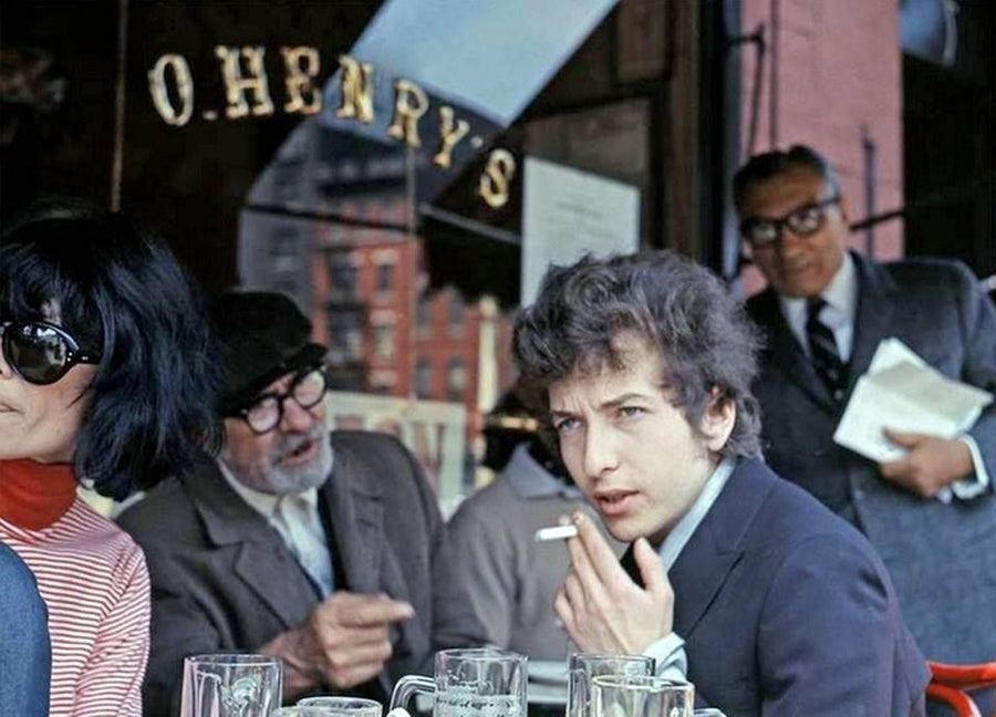 Bob Dylan, at O'Henry's Cafe, New York City, 1965