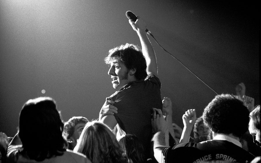 Bruce Springsteen, Toronto, 1981, photographed by Patrick Harbron.