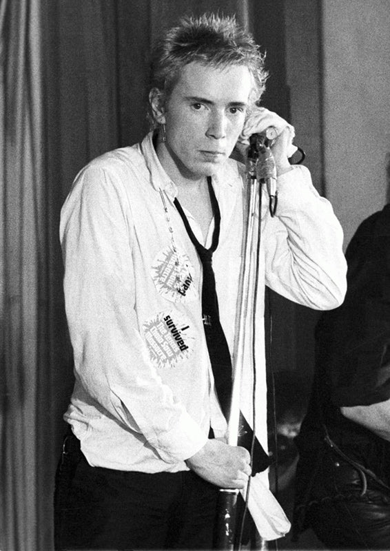 Johnny Rotten, London, 1976