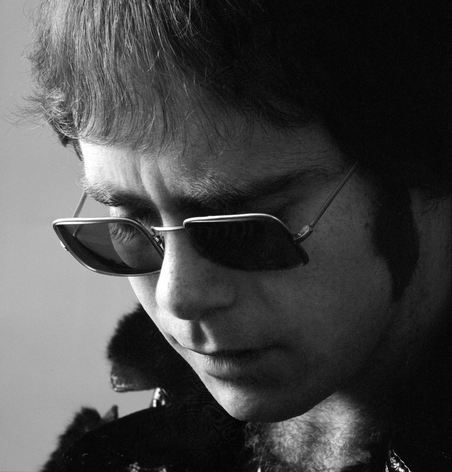 Elton John, close-up, 1970