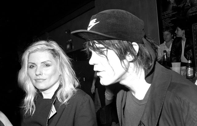 Debbie Harry and Stephen Sprouse, New York City, 1980, photographed by Godlis.