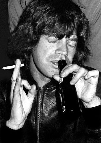 Mick Jagger, the Rolling Stones, New York City, 1977