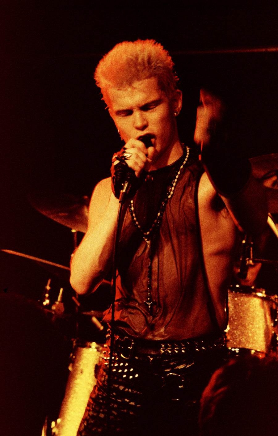 Billy Idol, Canada, 1982, photographed by Patrick Harbron.