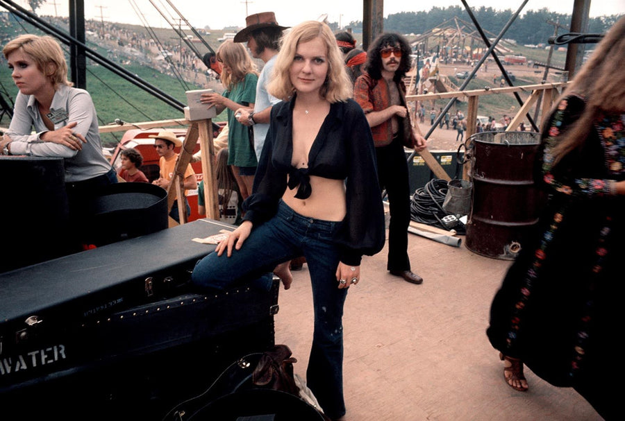 Leslie Loaf at Woodstock, Bethel, New York, 1969