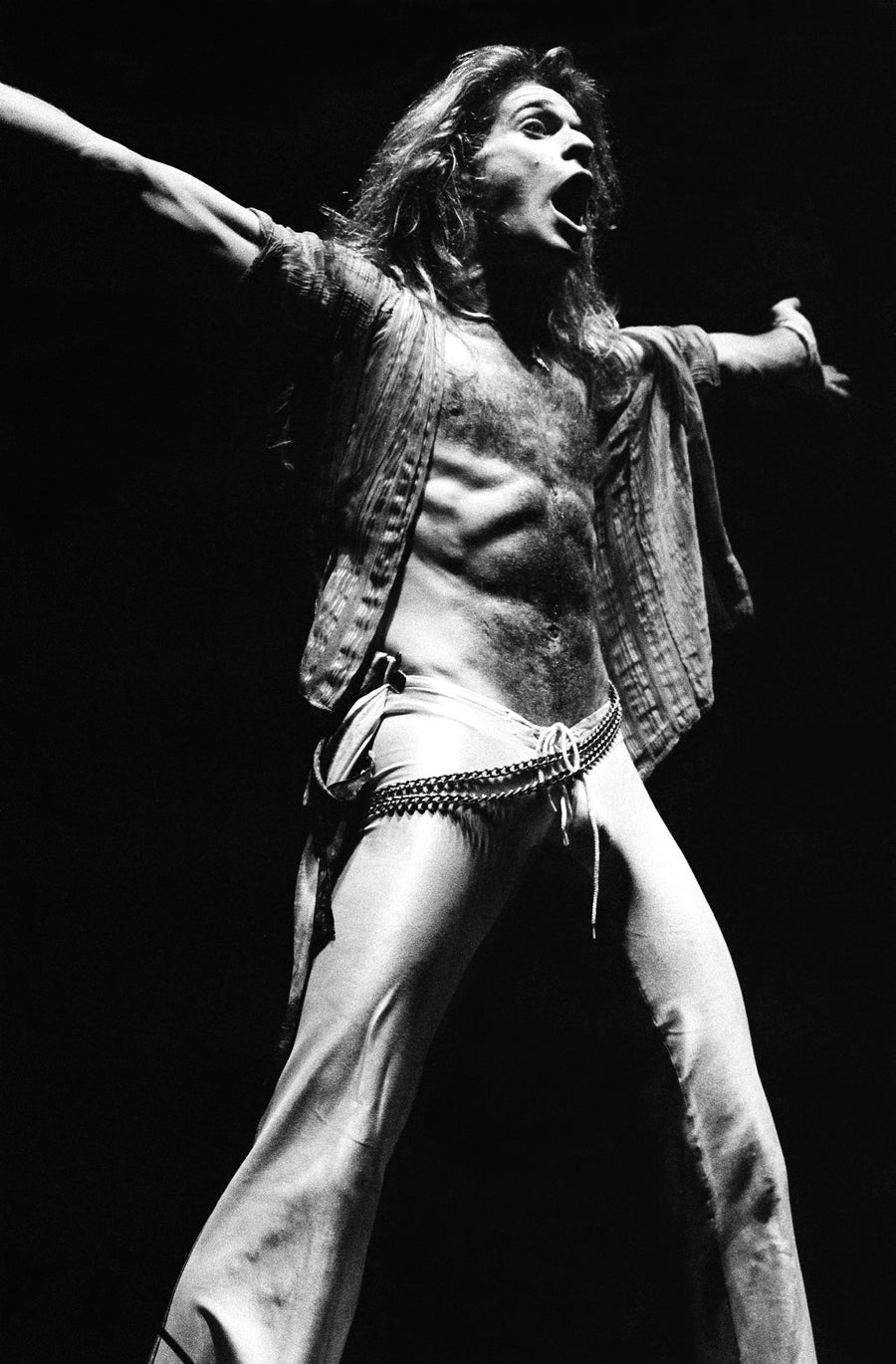 David Lee Roth, Canada, 1979, photographed by Patrick Harbron.