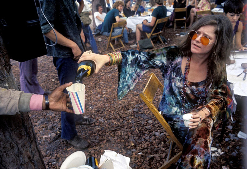 Janis Joplin Backstage, Woodstock Festival, 1969