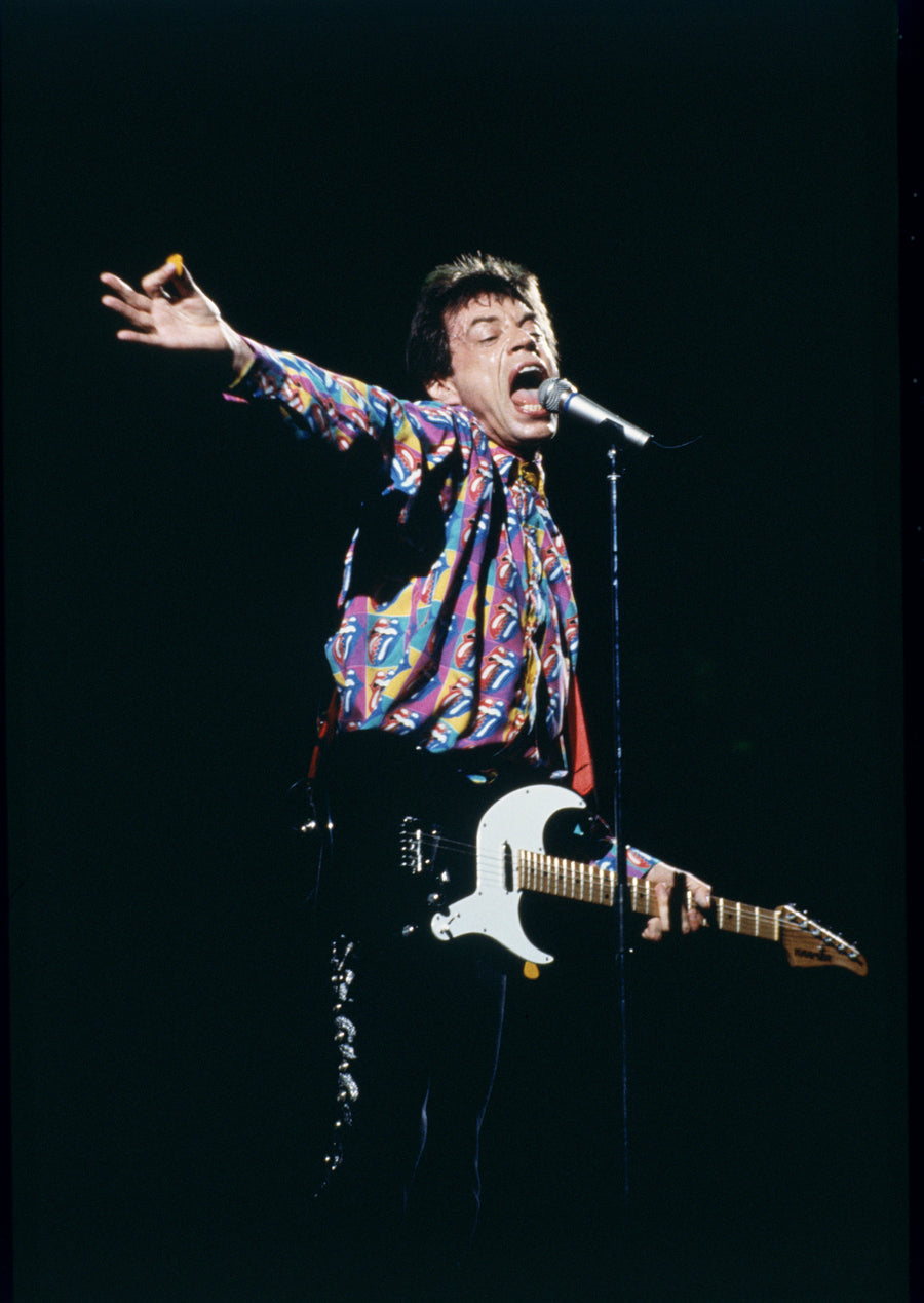 Mick Jagger, Steel Wheels tour, 1989