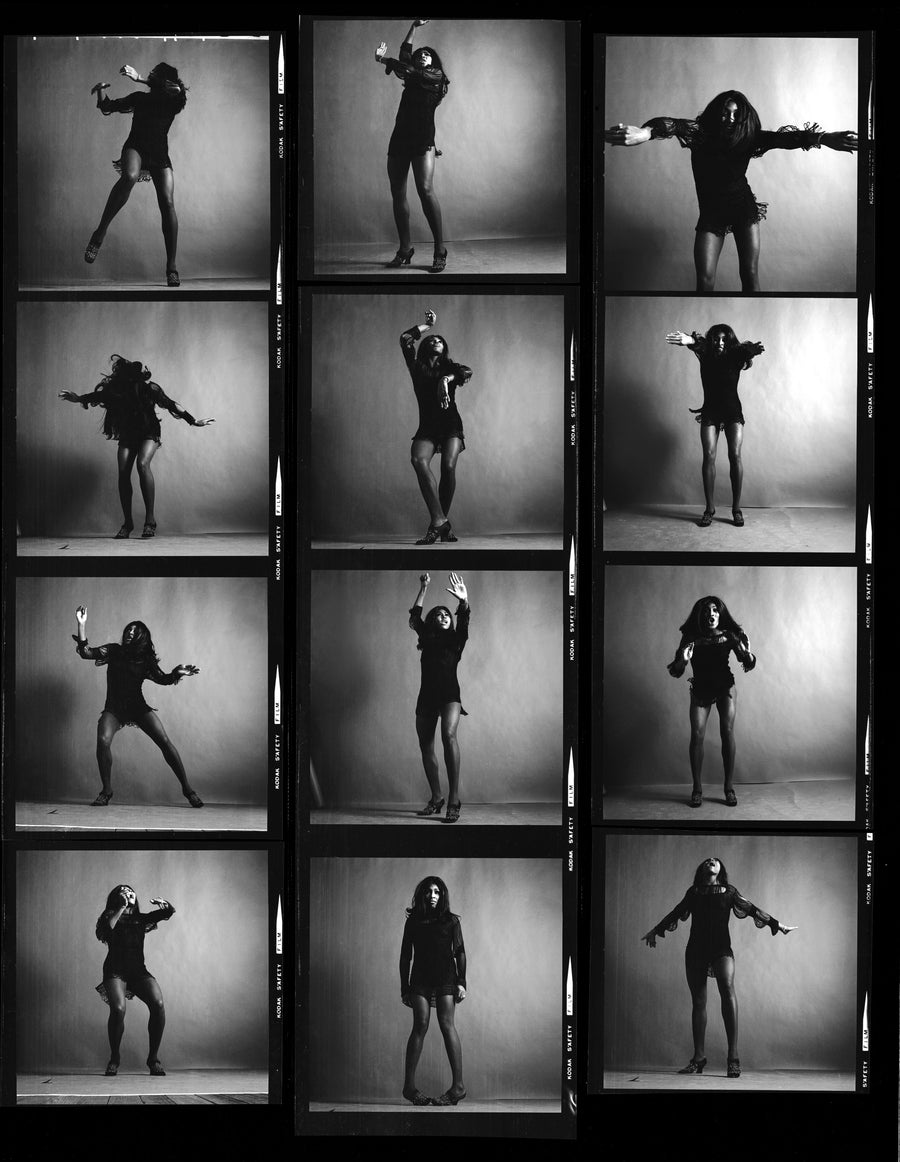 Tina Turner - contact sheet, 1969