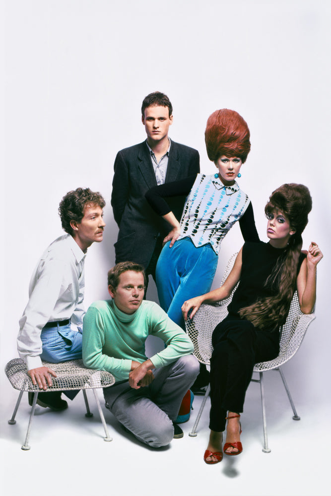 The B-52's, Studio Portrait, 1980, photographed by Lynn Goldsmith.