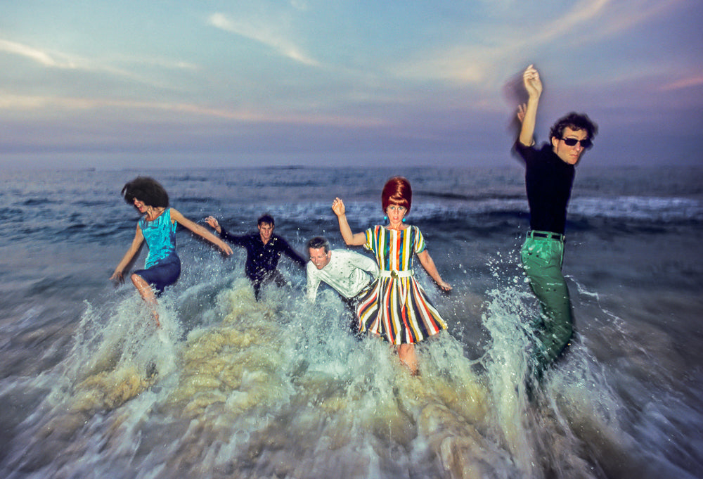 The B-52's, At the Beach, 1980, photographed by Lynn Goldsmith.